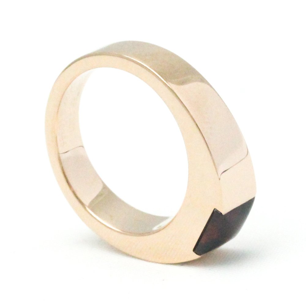 CARTIER Tank Ring Pink Gold [18K] Fashion Garnet Band Ring Pink Gold - Picture 9 of 10